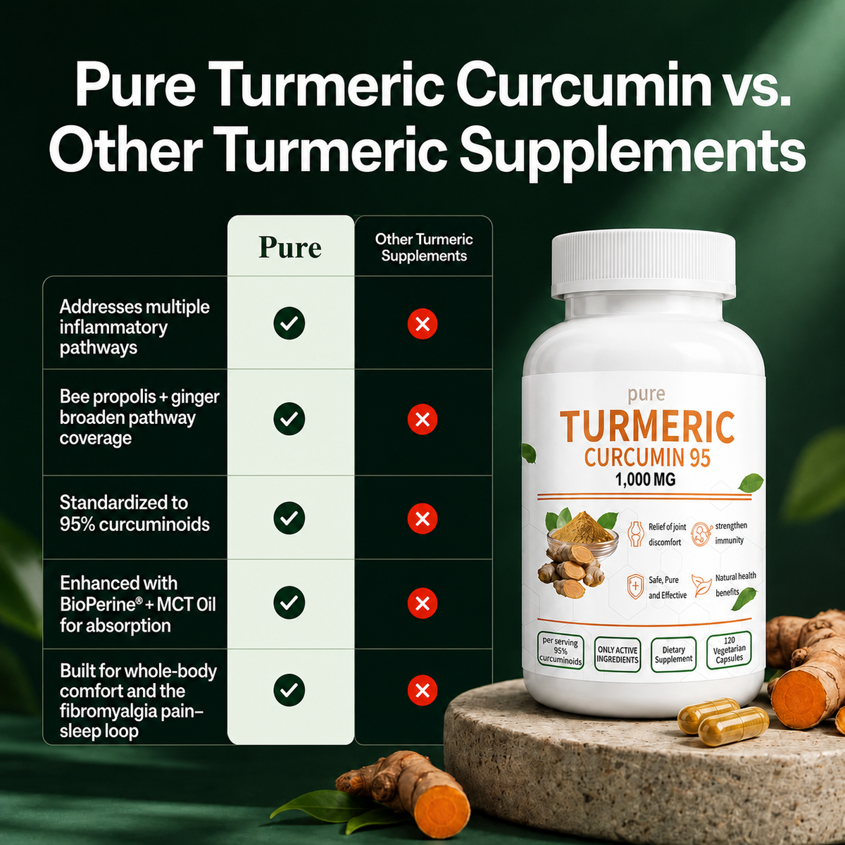 Turmeric Curcumin (1,000mg)