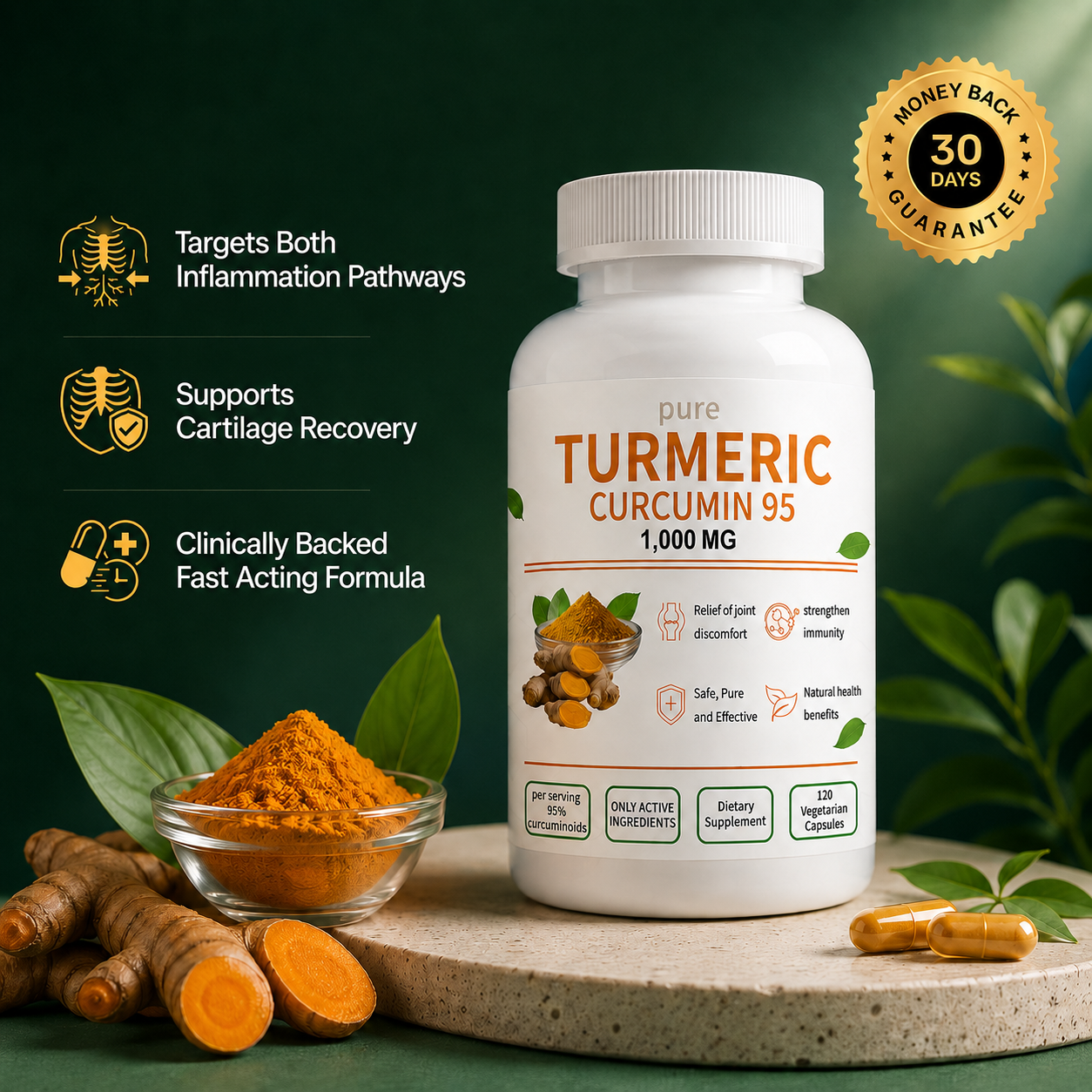 Turmeric Curcumin (1,000mg)
