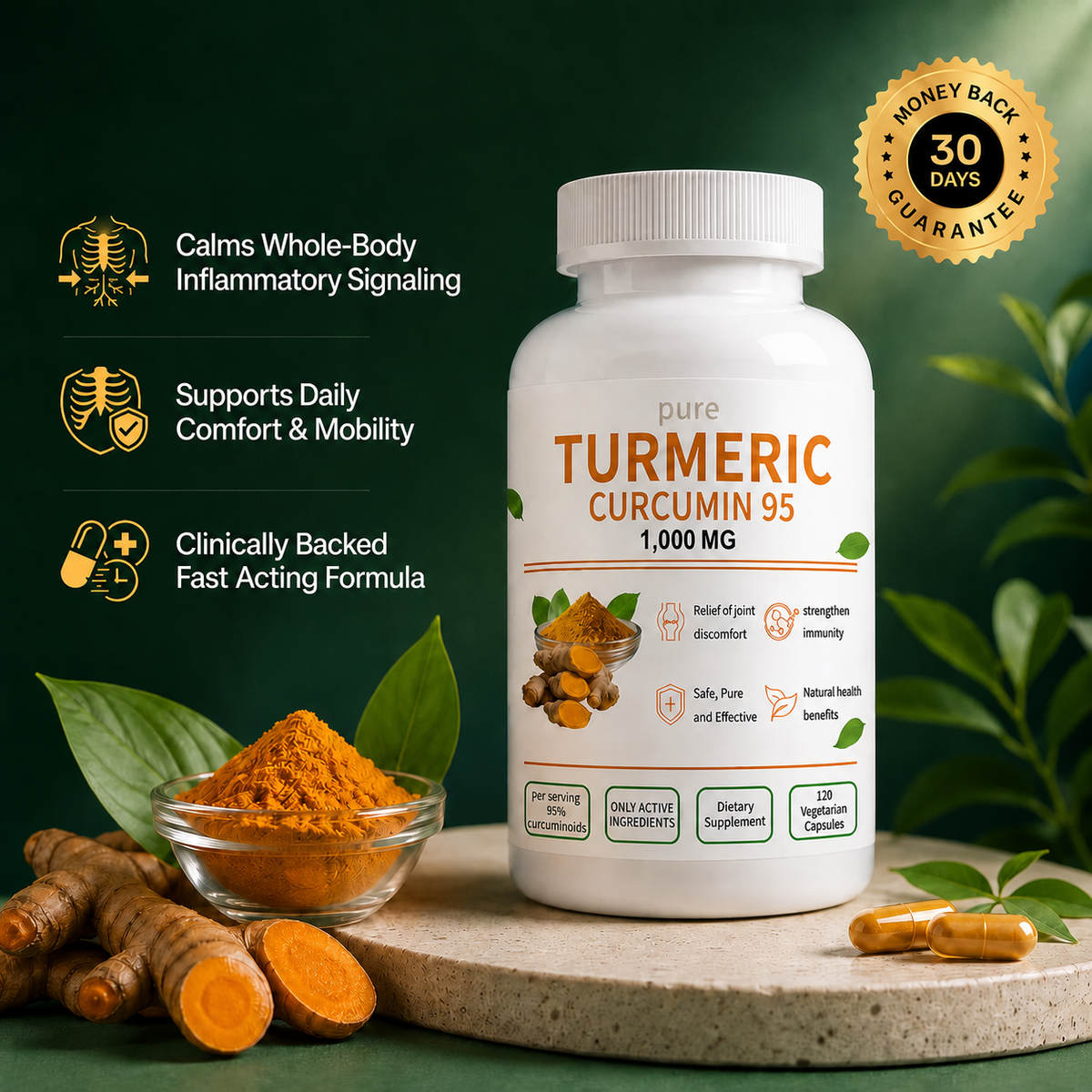 Turmeric Curcumin (1,000mg)